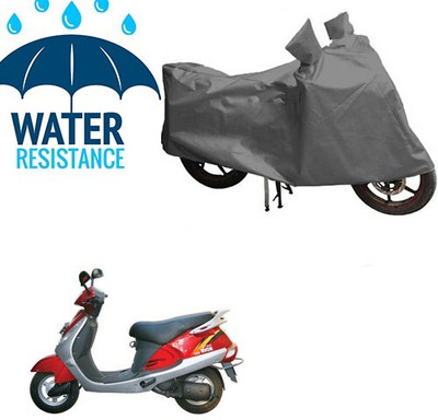 DeepShakshi AUTOMOTIVE Waterproof Two Wheeler Cover for Kinetic(Nova, Grey)