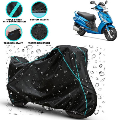 kerwa Waterproof Two Wheeler Cover for Hero(Maestro, Black)
