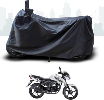 DeepShakshi AUTOMOTIVE Two Wheeler Cover for Yamaha(SZ X, Black)