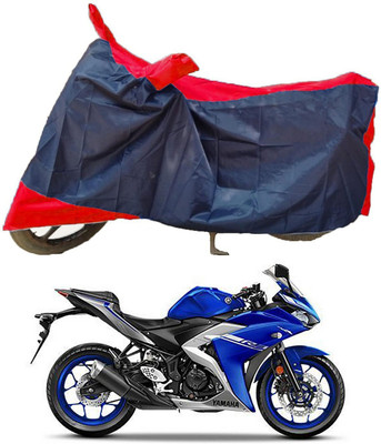 Mdstar Waterproof Two Wheeler Cover for Yamaha(YZF R3, Red, Blue)