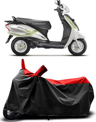 Fastak Two Wheeler Cover for Hero(Motocorp Electric Scooter, Red)