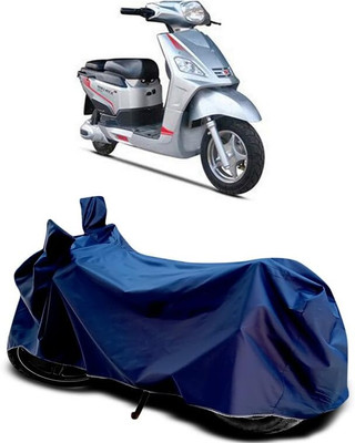 AASHTIK MART Two Wheeler Cover for Hero(Electric NYX e5, Blue)