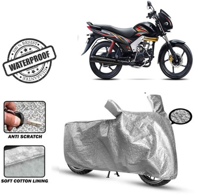 Autoinnovation Waterproof Two Wheeler Cover for Mahindra(Centuro, Silver)