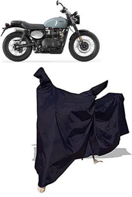Amexride Two Wheeler Cover for Triumph(Street Scrambler BS6, Black)