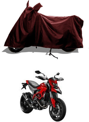 GROFATIK Two Wheeler Cover for Ducati(Hypermotard 939, Maroon)