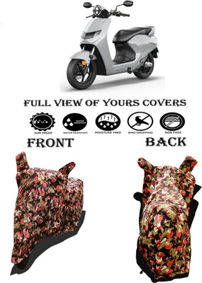 Amexride Two Wheeler Cover for Bounce(Infinity E1, Multicolor)