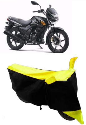 DeepShakshi AUTOMOTIVE Waterproof Two Wheeler Cover for TVS(Flame DS 125, Yellow)