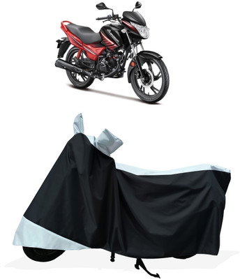 Tricway Two Wheeler Cover for Hero(Glamour Programmed FI, White)