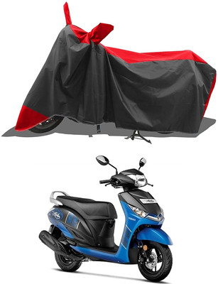 KEDIT Two Wheeler Cover for Yamaha(Alpha, Red)
