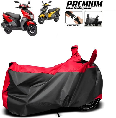 smwzxyu Waterproof Two Wheeler Cover for TVS(Red)