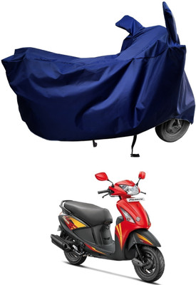 Amexride Two Wheeler Cover for Hero(Pleasure, Blue)