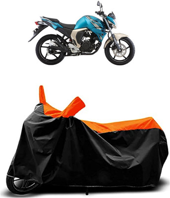VESMEI Two Wheeler Cover for Yamaha(FZ S FI (V 2.0), Orange)