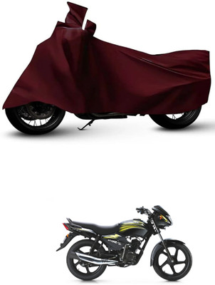 ZEDTEEK Waterproof Two Wheeler Cover for Universal For Bike(Star Euro, Maroon)