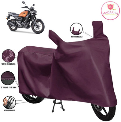 MADAFIYA Waterproof Two Wheeler Cover for Yamaha(FZ-X, Maroon)