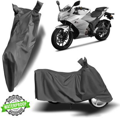 NG Auto Front Waterproof Two Wheeler Cover for Suzuki(Gixxer SF 250, Grey)