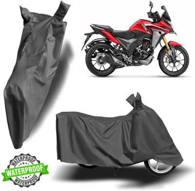 ROYAL AUTO MART Waterproof Two Wheeler Cover for Honda(CB, Grey)