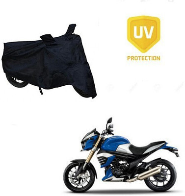 Mdstar Waterproof Two Wheeler Cover for Mahindra(MOJO XT 300, Black)