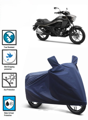 DeepShakshi AUTOMOTIVE Two Wheeler Cover for Suzuki(intruder 150, Blue)