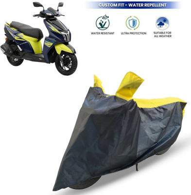 ma collections Waterproof Two Wheeler Cover for TVS(NTORQ, Yellow)