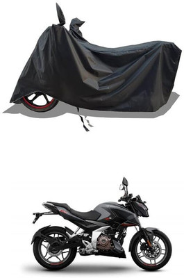 KEDIT Two Wheeler Cover for Bajaj(Pulsar N160, Black)