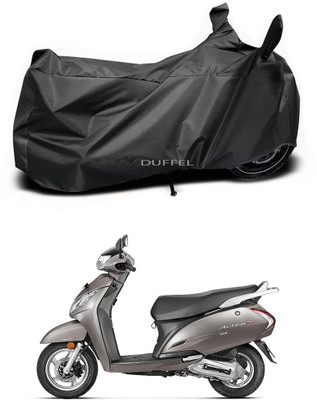 Duffel Two Wheeler Cover for Honda(Activa 6G, Black)