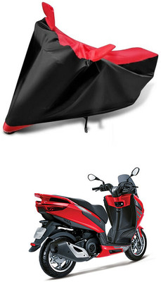 AutoGalaxy Waterproof Two Wheeler Cover for Aprilia(SXR 160, Red, Black)