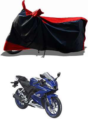 DeepShakshi AUTOMOTIVE Waterproof Two Wheeler Cover for Yamaha(YZF R15 V3.0, Red)