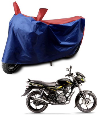 KEDIT Two Wheeler Cover for Bajaj(Discover 125 DTS-i, Red, Blue)