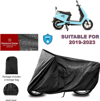 CODOKI Waterproof Two Wheeler Cover for Hero(Electric E-Sprint, Black)