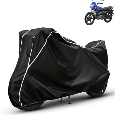 Amikan Waterproof Two Wheeler Cover for TVS(Radeon, Black)