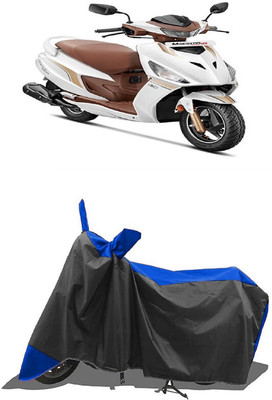 SUGASHRI Waterproof Two Wheeler Cover for Hero(Motocorp Maestro Electric, Blue, Black)