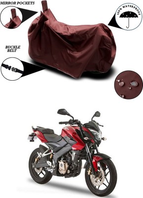 Genipap Waterproof Two Wheeler Cover for Bajaj(Pulsar 180NS, Maroon)