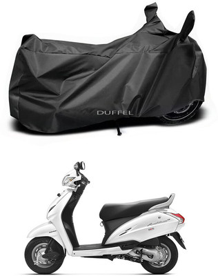 Duffel Two Wheeler Cover for Honda(Activa 5G, Black)