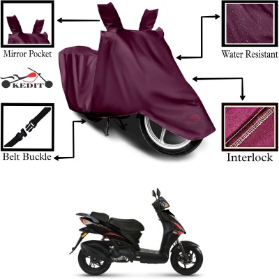 KEDIT Two Wheeler Cover for Aprilia(SR 125, Maroon)