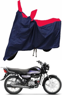 MMSSTAR Waterproof Two Wheeler Cover for Hero(HF Dawn, Red, Blue)