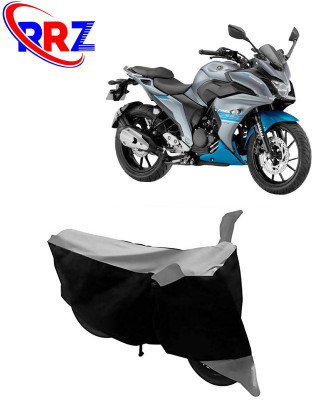 RRZ Waterproof Two Wheeler Cover for Yamaha(Fazer 25, Black, Grey)