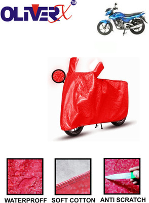 OliverX Waterproof Two Wheeler Cover for Bajaj(XCD 135, Red)