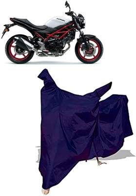 Amexride Two Wheeler Cover for Suzuki(SV650, Blue)