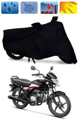 smwzxyu Waterproof Two Wheeler Cover for Hero(HF Dawn, Black)