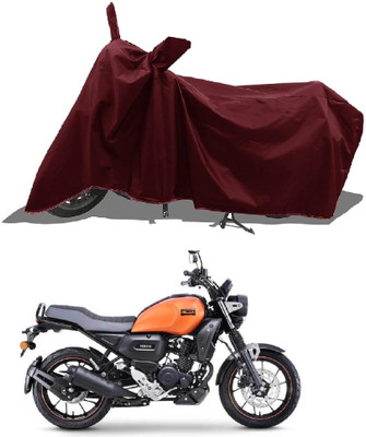 AESTRYD Two Wheeler Cover for Yamaha(FZ S FI New BS6, Maroon)