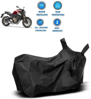 JVBRANGI Waterproof Two Wheeler Cover for Honda(CBR650R, Black)