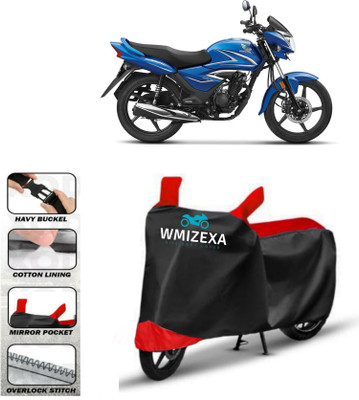WMIZEXA Two Wheeler Cover for Universal For Bike(Shine, Red, Black)