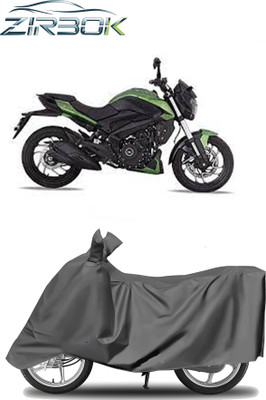 ZIRBOK Waterproof Two Wheeler Cover for Bajaj(Dominar 400, Grey)