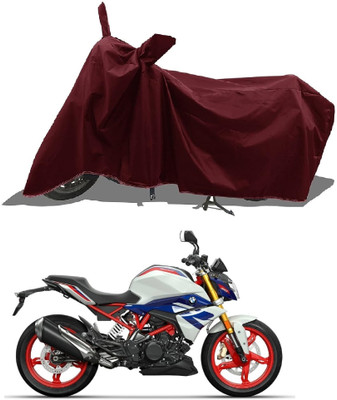 AESTRYD Two Wheeler Cover for Yamaha(Fascino 125 BS6, Maroon)