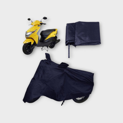 NIA DK STORE Two Wheeler Cover for Yamaha(Silver)