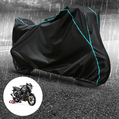 PAGORA Waterproof Two Wheeler Cover for TVS(Apache 150, Black)