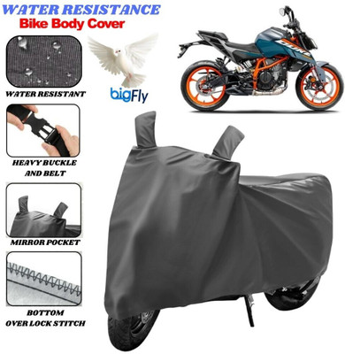 BigFly Two Wheeler Cover for KTM(390 Duke, Grey)