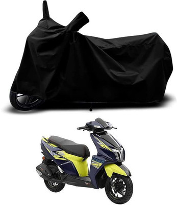 KEDIT Two Wheeler Cover for TVS(Ntorq 125, Black)