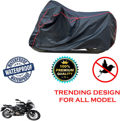 THE REAL ARV Waterproof Two Wheeler Cover for Bajaj(Pulsar AS 150, Black)