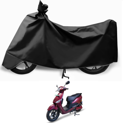 Euro Care Waterproof Two Wheeler Cover for Hero(Electric Optima, Black)
